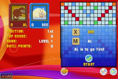 Image in-game du jeu Scrabble sur Nintendo DS