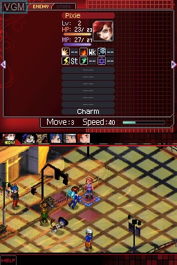 Image in-game du jeu Shin Megami Tensei - Devil Survivor sur Nintendo DS