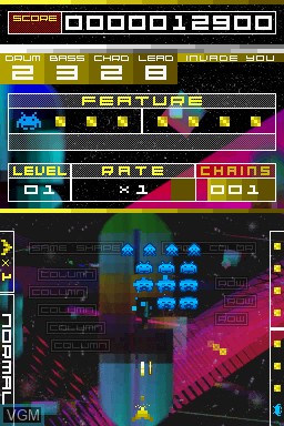 Image in-game du jeu Space Invaders Extreme sur Nintendo DS