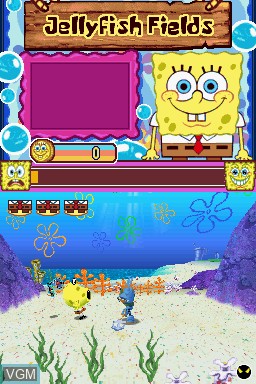 Image in-game du jeu SpongeBob's Truth or Square sur Nintendo DS