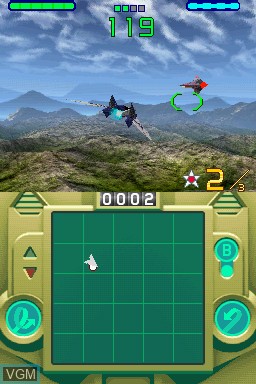 Image in-game du jeu Star Fox Command sur Nintendo DS