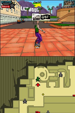 Image in-game du jeu Tony Hawk's American Sk8land sur Nintendo DS