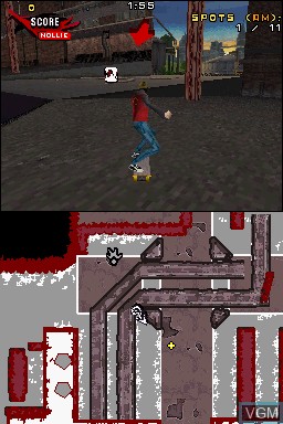 Image in-game du jeu Tony Hawk's Proving Ground sur Nintendo DS