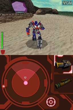 Image in-game du jeu Transformers - Revenge of the Fallen - Autobots sur Nintendo DS