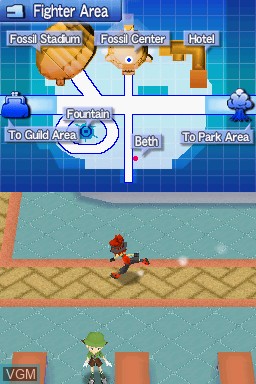 Image in-game du jeu Fossil Fighters sur Nintendo DS
