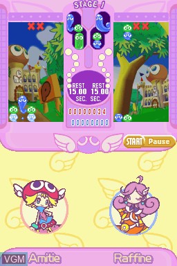 Image in-game du jeu Puyo Pop Fever sur Nintendo DS