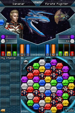 Image in-game du jeu Puzzle Quest - Galactrix sur Nintendo DS