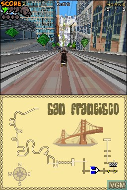 Image in-game du jeu Tony Hawk's Downhill Jam sur Nintendo DS