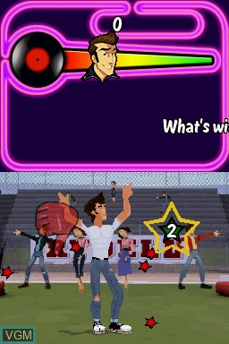Image in-game du jeu Grease - The Official Video Game sur Nintendo DS