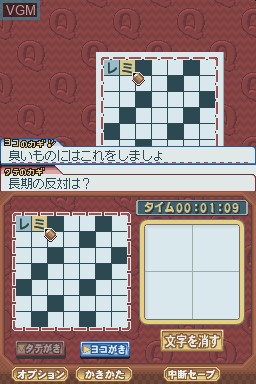 Image in-game du jeu Puzzle Series Vol. 7 - Crossword 2 sur Nintendo DS
