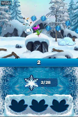 Image in-game du jeu Disney 2-Pack - Frozen - Olaf's Quest + Big Hero 6 - Battle in the Bay sur Nintendo DS