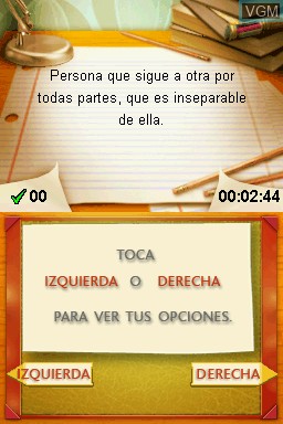 Image in-game du jeu Mi Experto en Aleman - Mejora Tu Vocabulario Aleman sur Nintendo DS