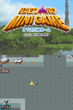 Image in-game du jeu Nazo no Minigame sur Nintendo DSi