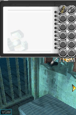 Image in-game du jeu Escape Trick - The Secret of Rock City Prison sur Nintendo DSi