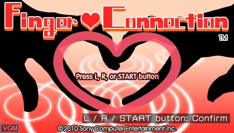 Image de l'ecran titre du jeu Finger Connection sur Sony PSP