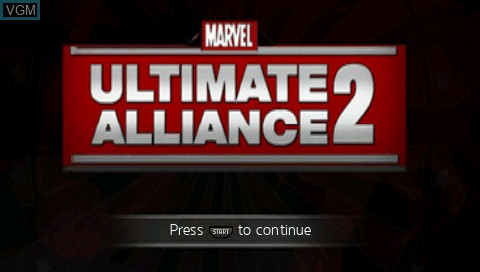 Marvel Ultimate Alliance sur PlayStation Portable 