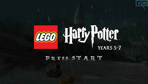 Image de l'ecran titre du jeu LEGO Harry Potter - Years 5-7 sur Sony PSP