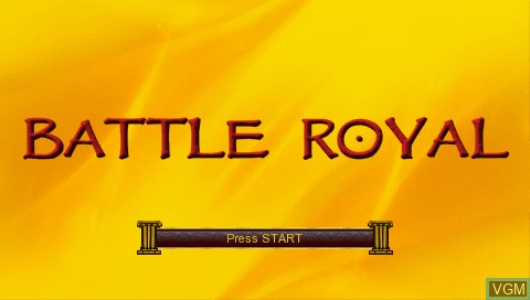 Image de l'ecran titre du jeu Battle Royal sur Sony PSP