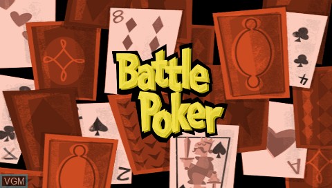 Image de l'ecran titre du jeu Battle Poker sur Sony PSP