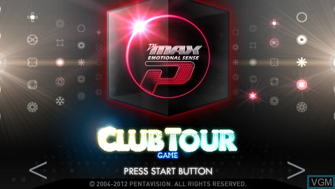 Image de l'ecran titre du jeu DJ Max Portable - Black Square sur Sony PSP