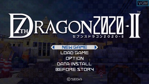 Image de l'ecran titre du jeu 7th Dragon 2020-II sur Sony PSP