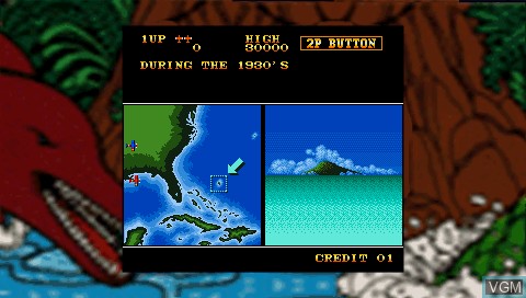 Image de l'ecran titre du jeu Prehistoric Isle sur Sony PSP