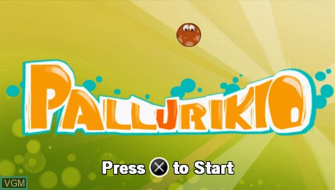 Image de l'ecran titre du jeu Pallurikio sur Sony PSP