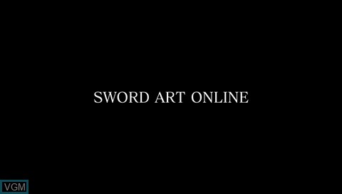 Image de l'ecran titre du jeu Sword Art Online - Infinity Moment sur Sony PSP