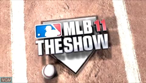 Image de l'ecran titre du jeu MLB 11 - The Show sur Sony PSP
