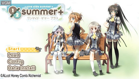 Image de l'ecran titre du jeu 1/2 summer+ sur Sony PSP