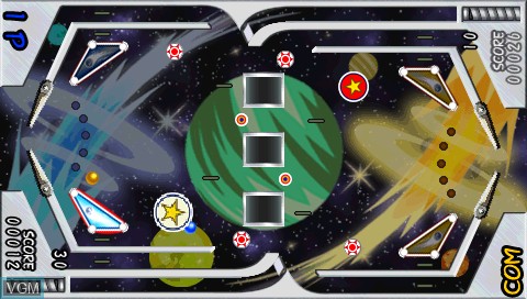 Image du menu du jeu Pinball Duel sur Sony PSP