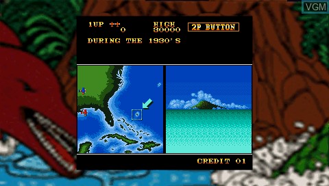 Image du menu du jeu Prehistoric Isle sur Sony PSP