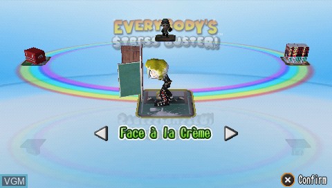 Image du menu du jeu Everybody's Stress Buster - Red Pack sur Sony PSP