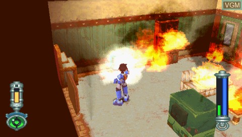 Image in-game du jeu RockMan DASH 2 - Episode 2 Ooinaru Isan sur Sony PSP