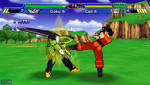 Image in-game du jeu Dragon Ball Z - Shin Budokai sur Sony PSP