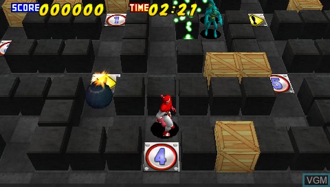 Image in-game du jeu Bomberman - Bakufuu Sentai Bombermen sur Sony PSP