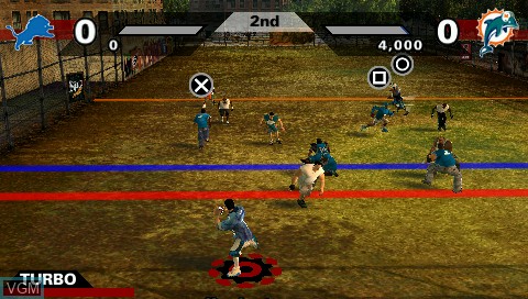 Image in-game du jeu NFL Street 2 Unleashed sur Sony PSP