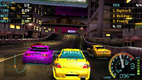 Image in-game du jeu Need for Speed Underground Rivals sur Sony PSP