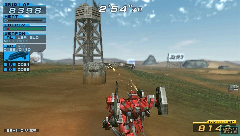 Image in-game du jeu Armored Core - Formula Front sur Sony PSP