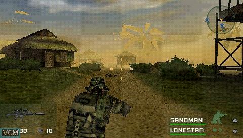 Image in-game du jeu SOCOM - U.S. Navy SEALs Fireteam Bravo sur Sony PSP