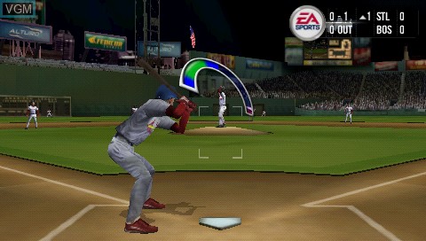 Image in-game du jeu MVP Baseball sur Sony PSP