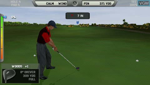 Image in-game du jeu Tiger Woods PGA Tour 06 sur Sony PSP