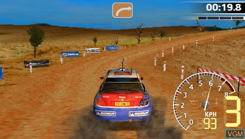 Image in-game du jeu WRC - FIA World Rally Championship sur Sony PSP