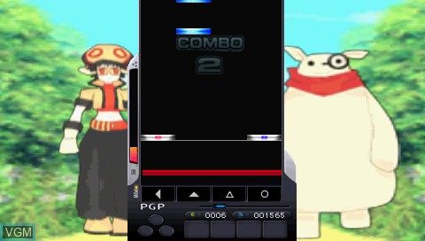 Image in-game du jeu DJ Max Portable sur Sony PSP