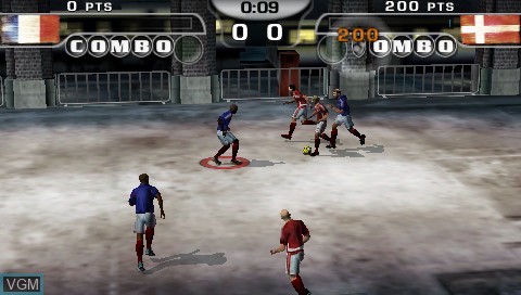 Image in-game du jeu FIFA Street 2 sur Sony PSP