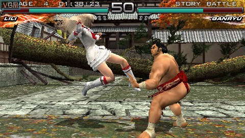 Image in-game du jeu Tekken - Dark Resurrection sur Sony PSP