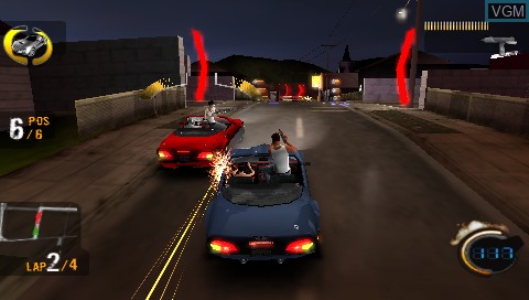 Image in-game du jeu Street Riders sur Sony PSP