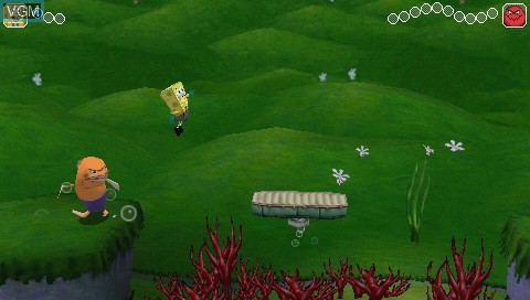Image in-game du jeu SpongeBob Squarepants - The Yellow Avenger sur Sony PSP