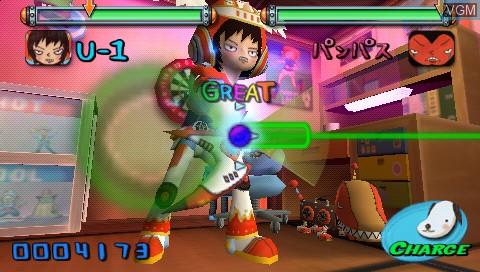 Image in-game du jeu Gitaroo Man Lives! sur Sony PSP