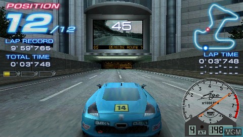 Image in-game du jeu Ridge Racers 2 sur Sony PSP